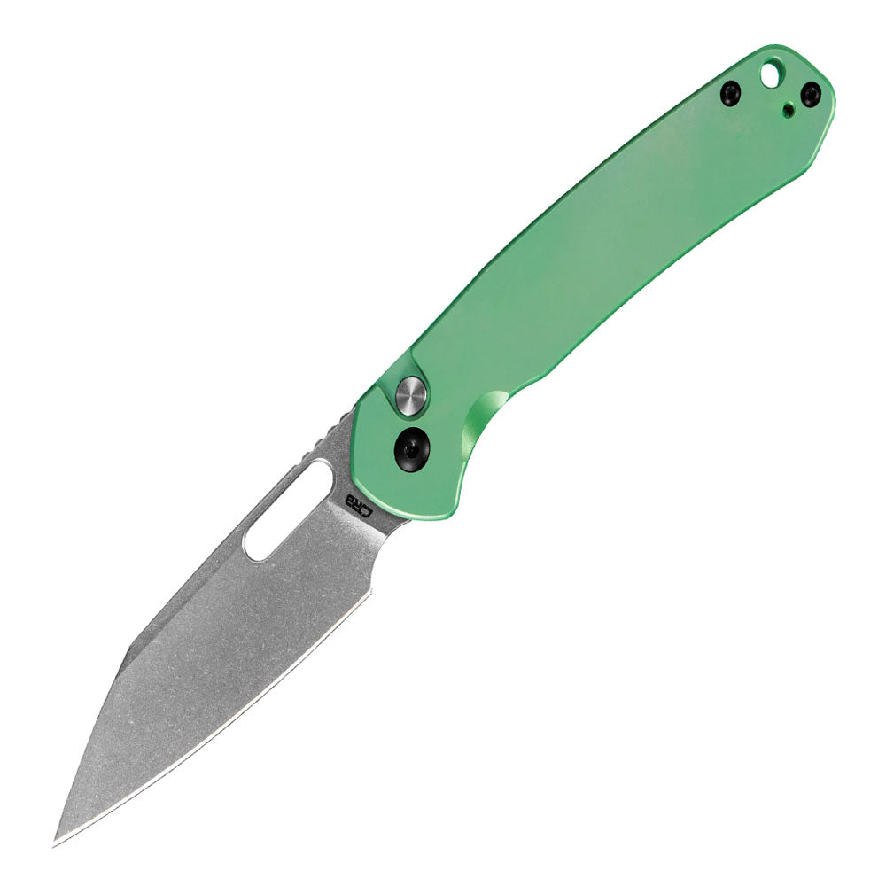 CJRB Pyrite Enthusiast (Green Titanium) Folding Knife