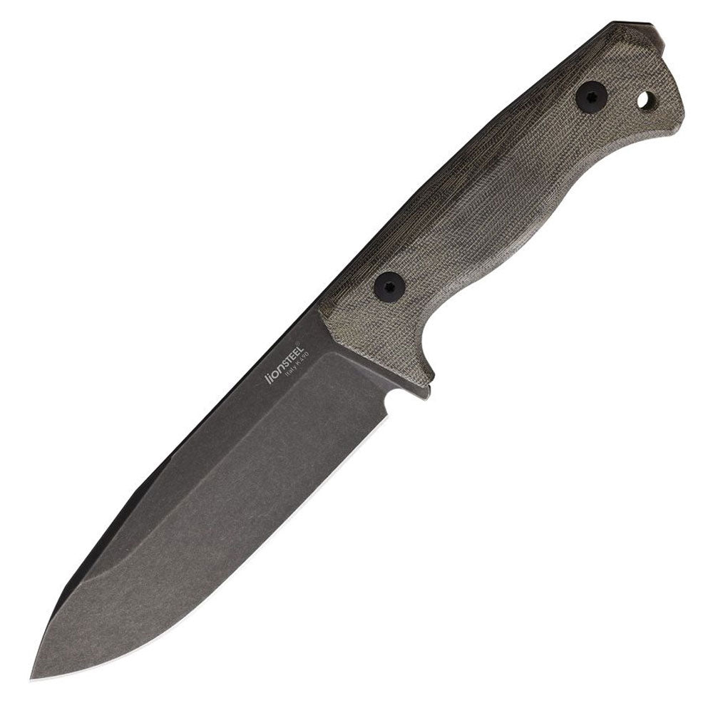 LionSteel T6 Black (Green Canvas Handle)