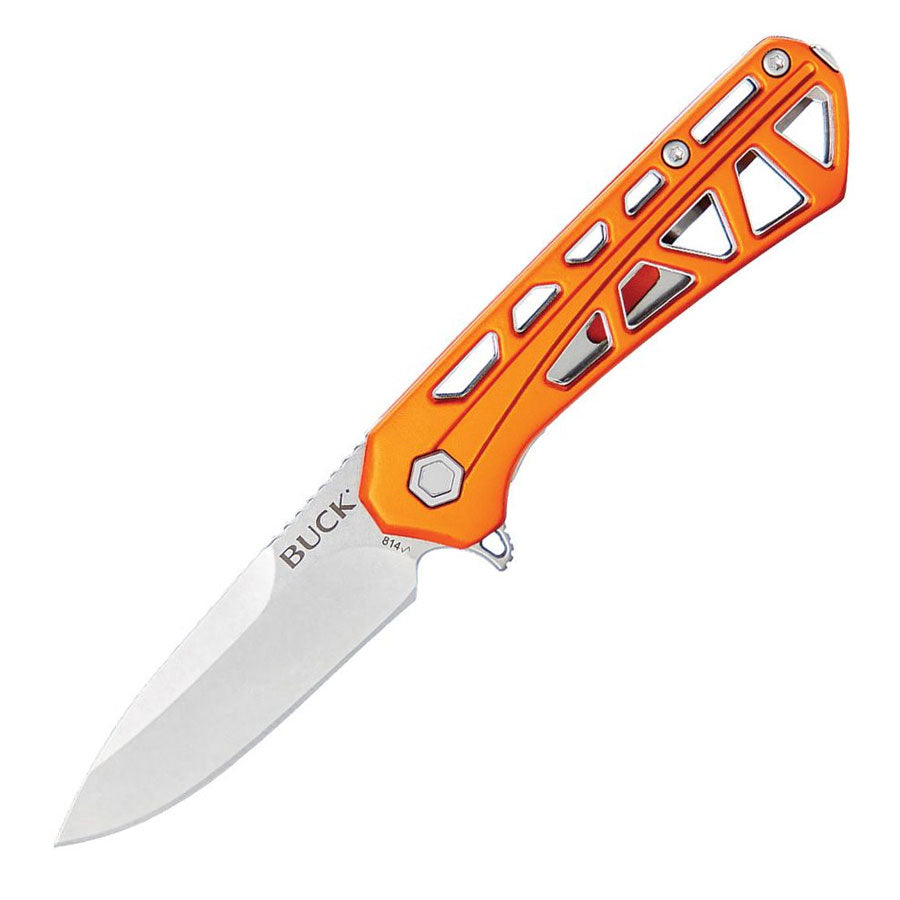 Buck 814 Mini Trace Folder (Orange Aluminum)