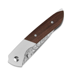 Kizer V3690A3 Spitfire Shanxi Damascus Steel