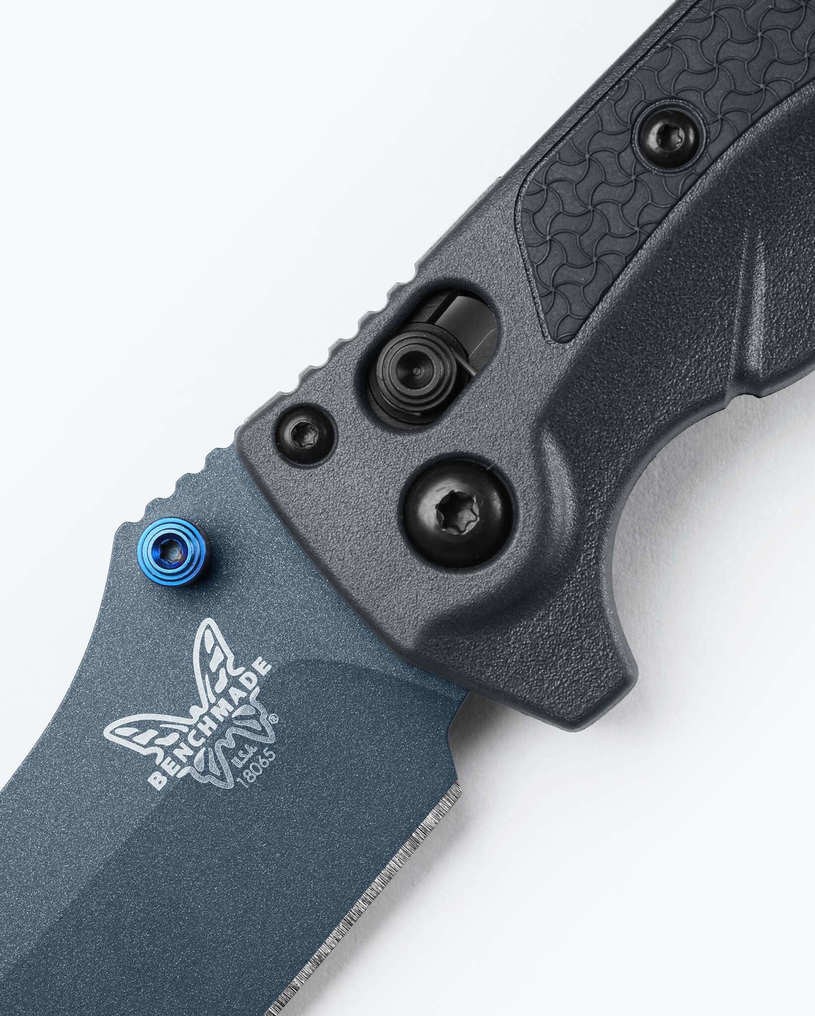 Benchmade 18065BT-01 Water Mini Adira Folding Knife (Tempest Gray Grivory Handle)