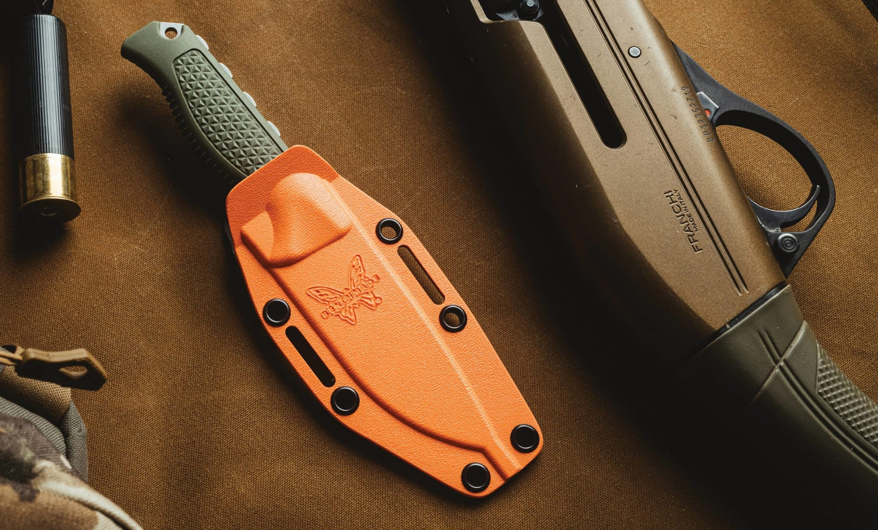 Benchmade 15006-01 Steep Country Fixed Blade (Dark Olive Handle)