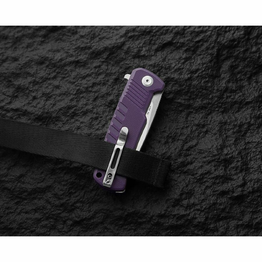 Ganzo G769-PL Liner Lock D2 Steel G10 Folding Knife (Purple)