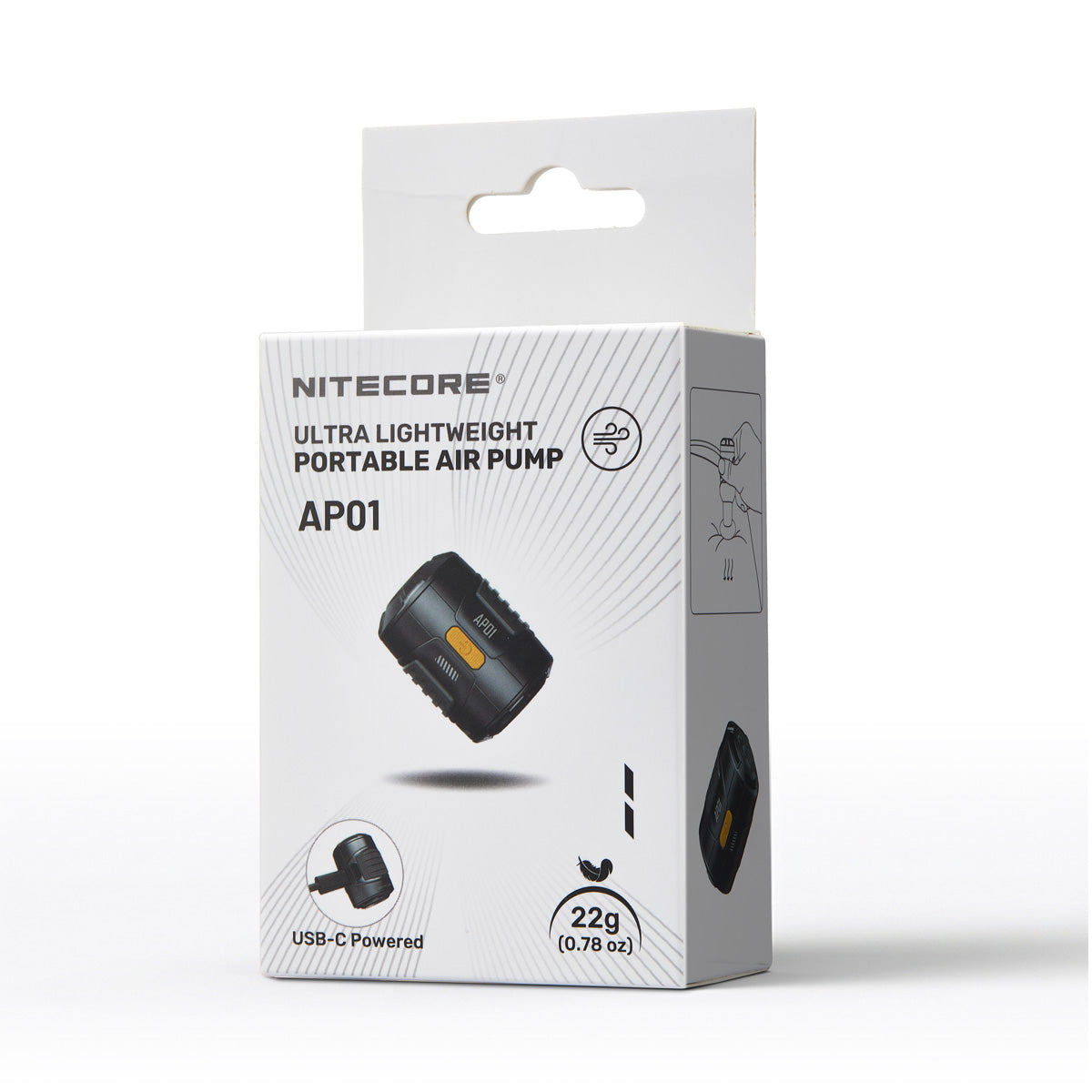 Nitecore AP01 Ultra Lightweight Portable Air Pump