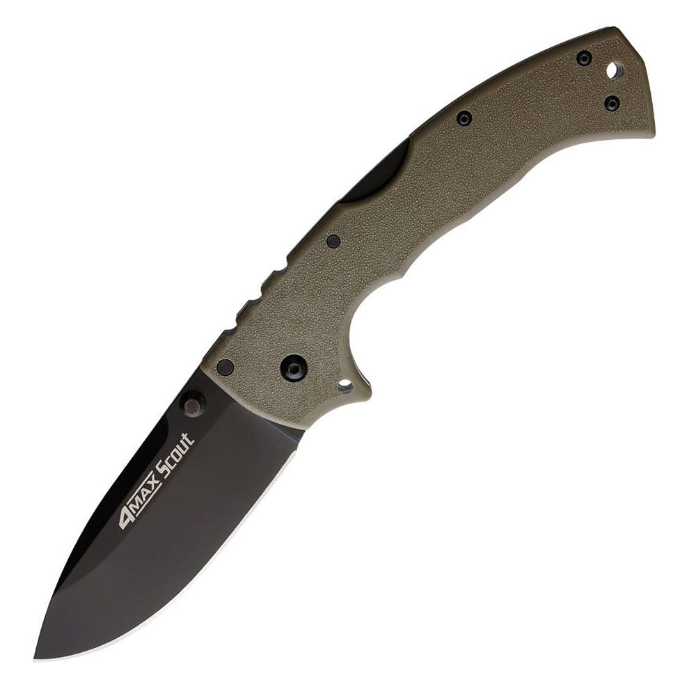 Cold Steel 4-Max Scout DE Black Folding Blade (AUS10A)