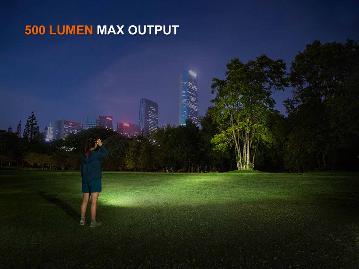 Fenix HL17R Rechargeable Headlamp + Clip Light (500 Lumens) (2 Versions)