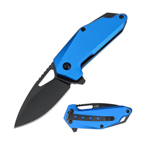 MTech A2040BL Linerlock Assisted Folding Blade (Blue Anodized Aluminum Handle)