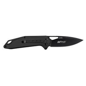 MTech A2038BK Linerlock Assisted Folding Blade (Black Anodized Aluminum Handle)