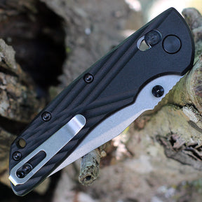Hogue Deka MagnaCut Folding Knife (Black Polymer Handle)