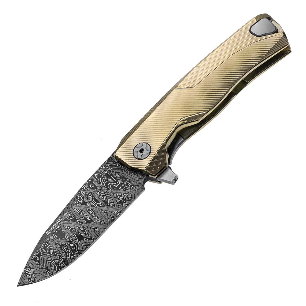 LionSteel ROK (Gold Titanium Handle)