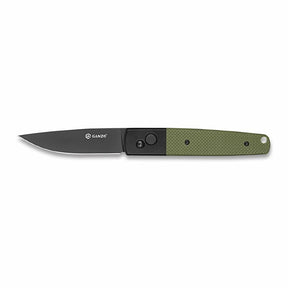 Ganzo G721B-GR Button Lock Folding Knife (Green G10 Handle)