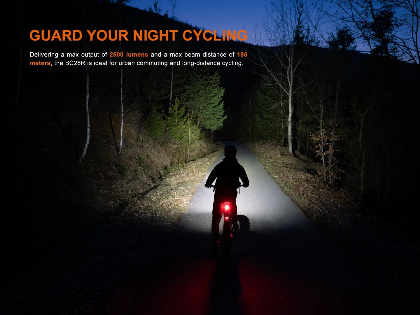 Fenix BC28R Rechargeable Bicycle Light Set
