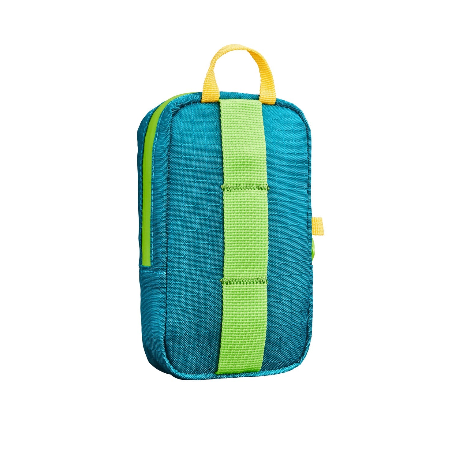 Leatherman Tool Pouch Teal Twist rear view with webbing strap