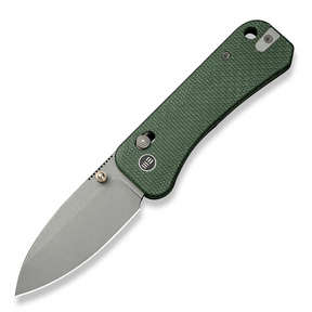 WE KNIFE WE23075-3 Banter 2 (Green Canvas Micarta Handle)