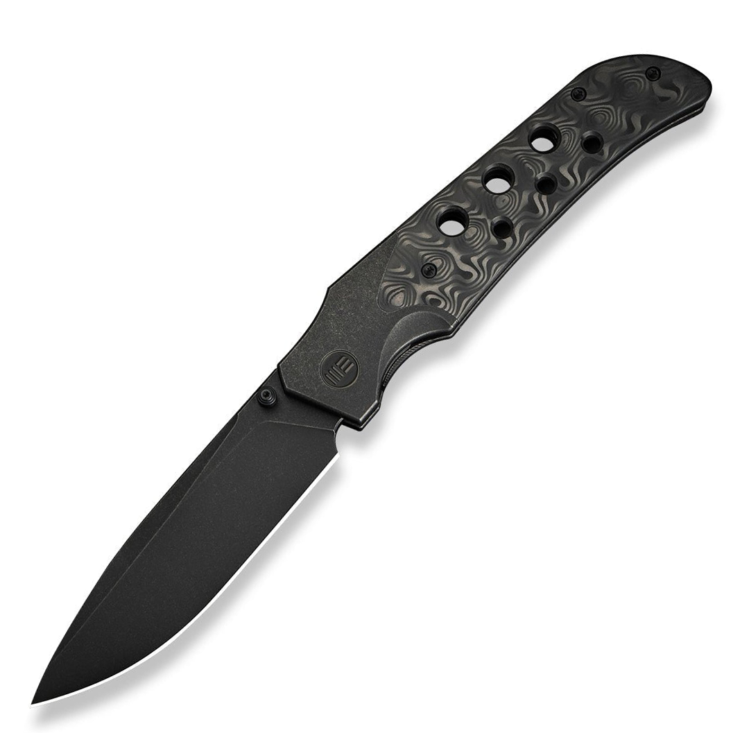 WE KNIFE WE23072B-1 WE-Guthrie (Black Bolstered Titanium Handle)