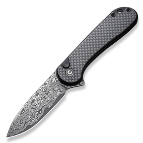 Civivi C18062PB-DS1 Button Lock Elementum II Folding Knife (Black G10 Handle)