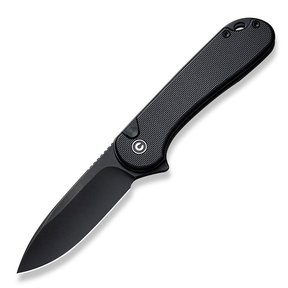 Civivi C18062P-1 Button Lock Elementum II Folding Knife (Black G10 Handle)