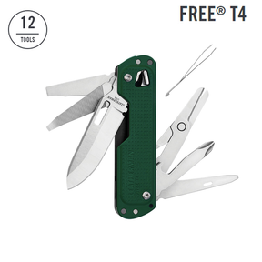 Leatherman Free T4 Multitool (Evergreen)