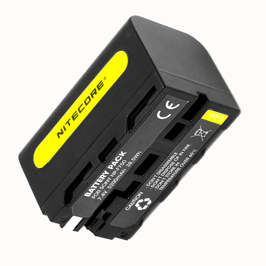 Nitecore NP-F750 5200mAh Rechargeable Li-ion Battery for Nitecore CW10