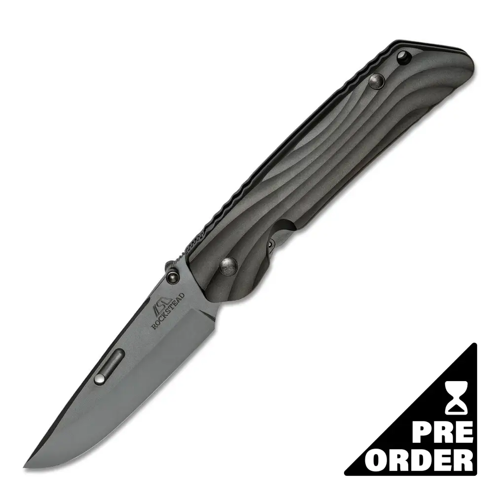 Rockstead Higo Ii Ti-Dlc-M Folding Knife (Matte Titanium Handle)