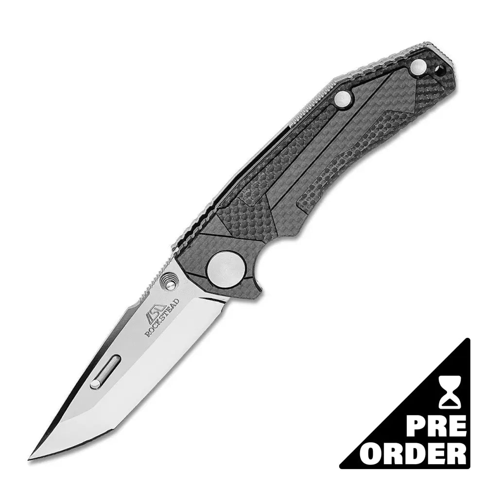 Rockstead Ren-Zdp Folding Knife (Carbon Fiber And Titanium Handle)