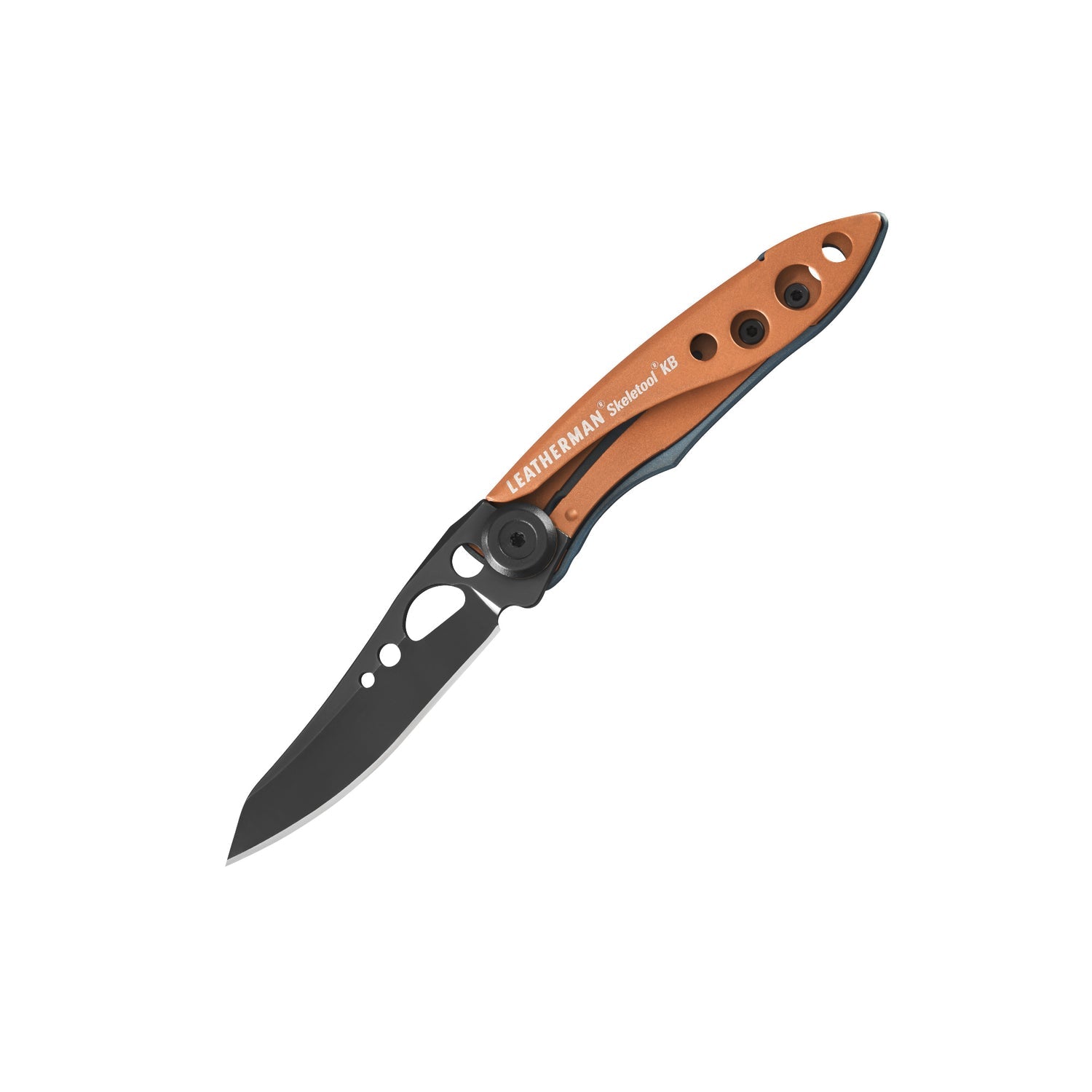 Leatherman Skeletool KB Folding Blade Aurora open