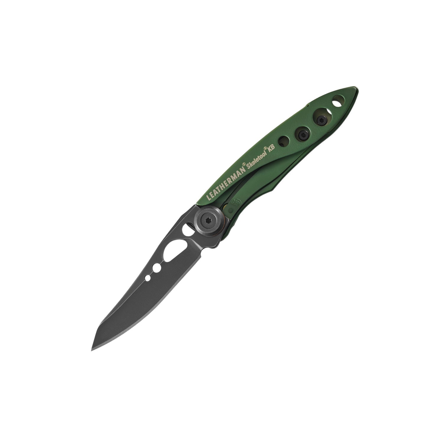 Leatherman Skeletool KB Folding Blade OD Green open