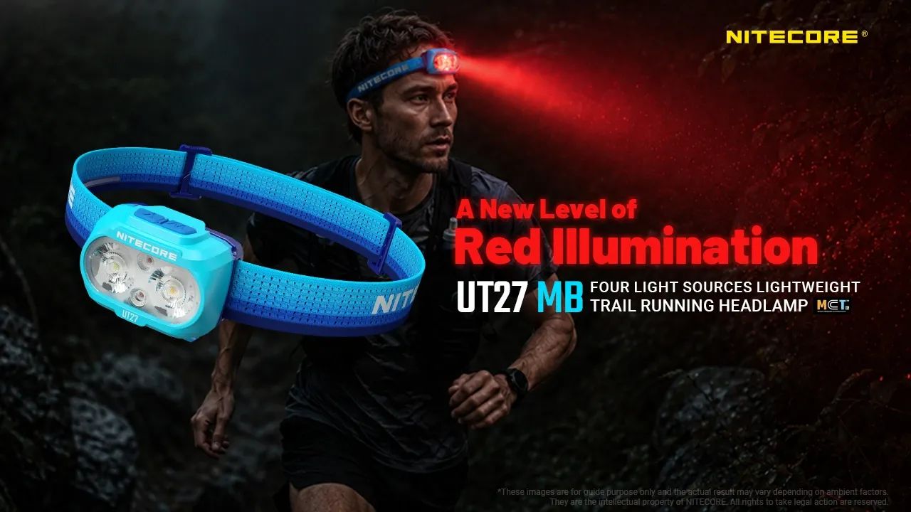 Nitecore UT27 MB Blue 800L Trail Running Headlamp