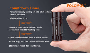 Folomov EDC C2 EDC Flashlight (600 Lumens) - Thomas Tools