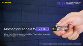 Nitecore TIKI UV & HCRI White LED Rechargeable Flashlight