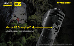 Nitecore HC35 Rechargeable Headlamp (2700 Lumens) - Thomas Tools