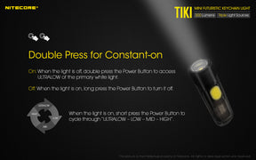 Nitecore TIKI Rechargeable Flashlight (300 Lumens) - Thomas Tools