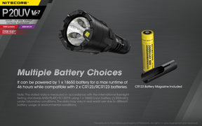 Nitecore P20UV V2 Flashlight (1000 Lumens)