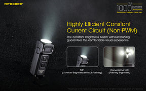Nitecore TUP Rechargeable Flashlight (1000 Lumens) (2 Versions) - Thomas Tools