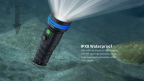 Xtar D30 1600 Diving Video LED Flashlight (1600 Lumens)