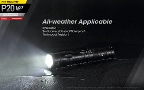 Nitecore P20 V2 LED Flashlight (1100 Lumens)
