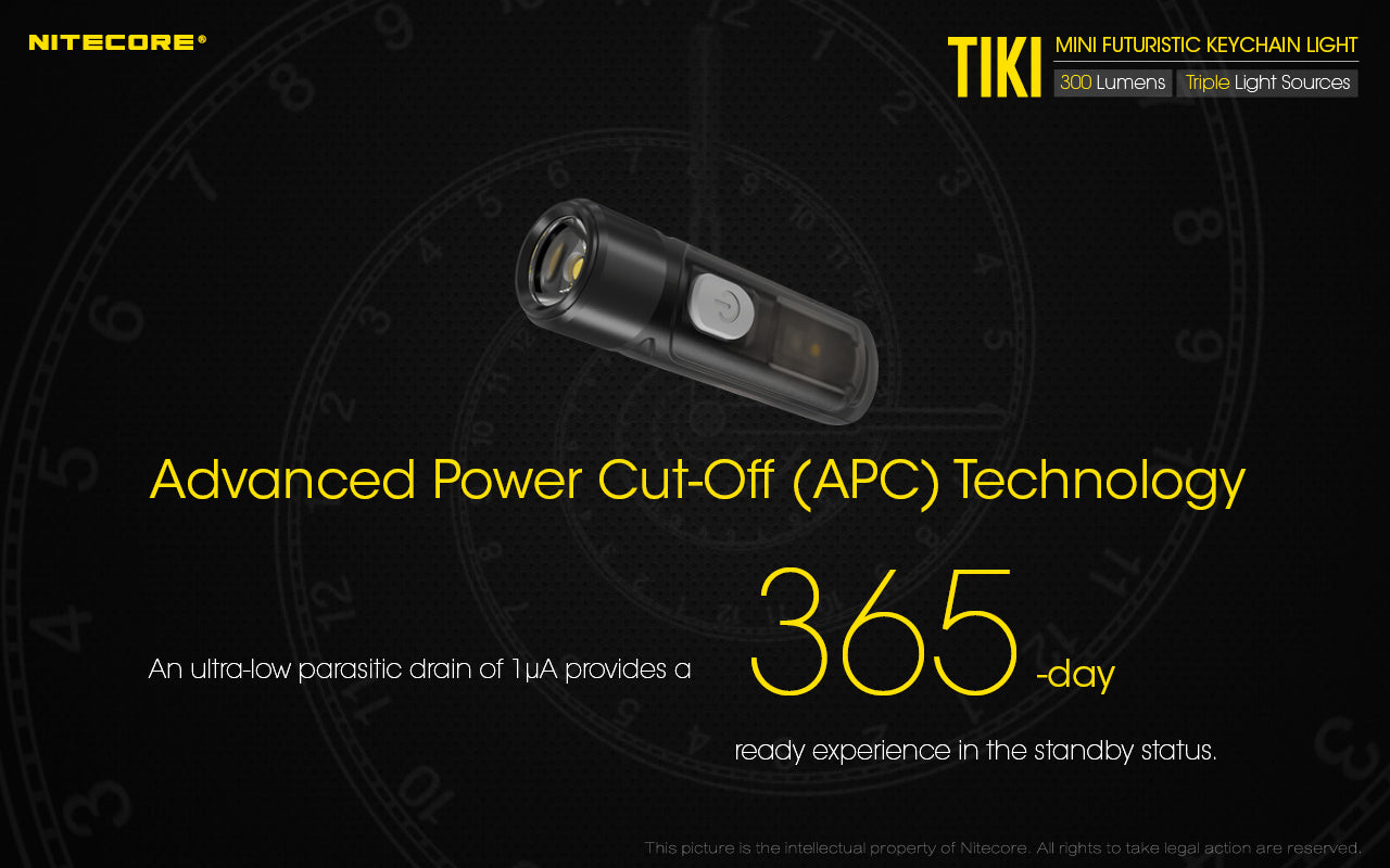 Nitecore TIKI Rechargeable Flashlight (300 Lumens) - Thomas Tools