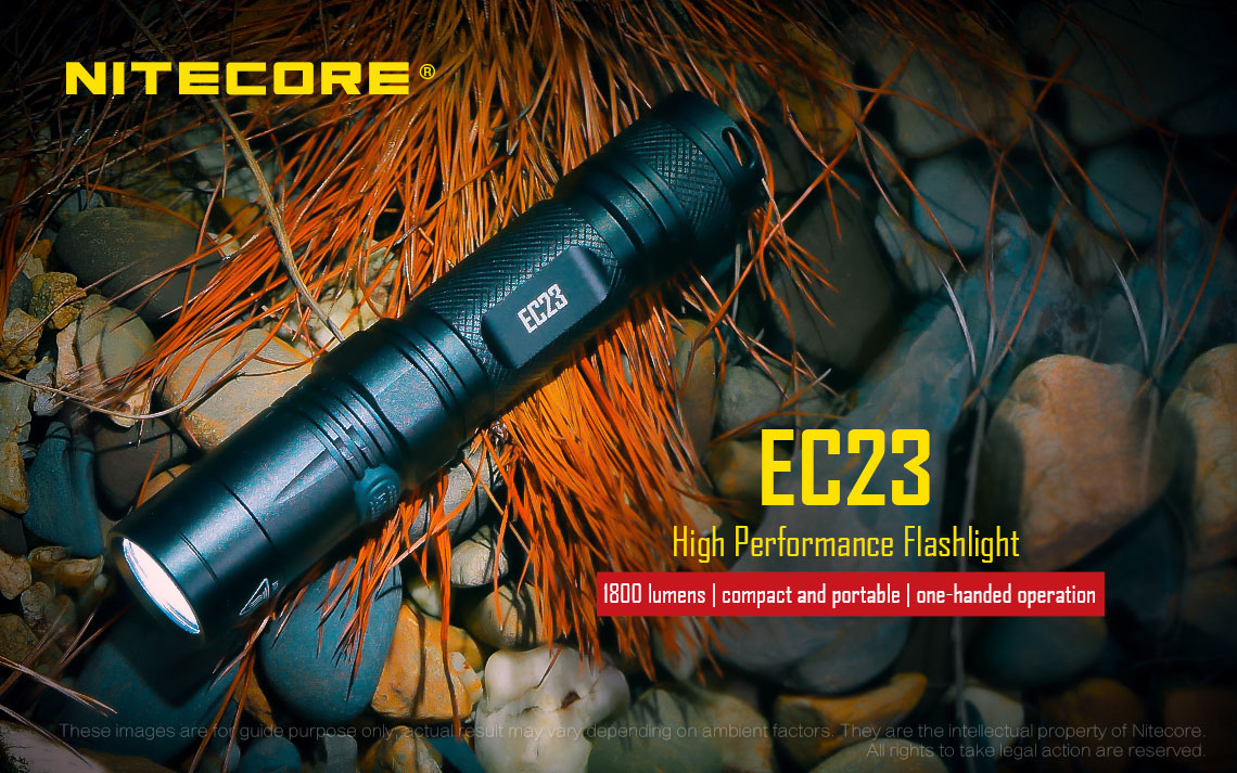 Nitecore EC23 LED Flashlight (1800 Lumens) - Thomas Tools