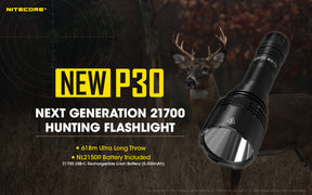 Nitecore New P30 Rechargeable Flashlight (1000 Lumens) - Thomas Tools