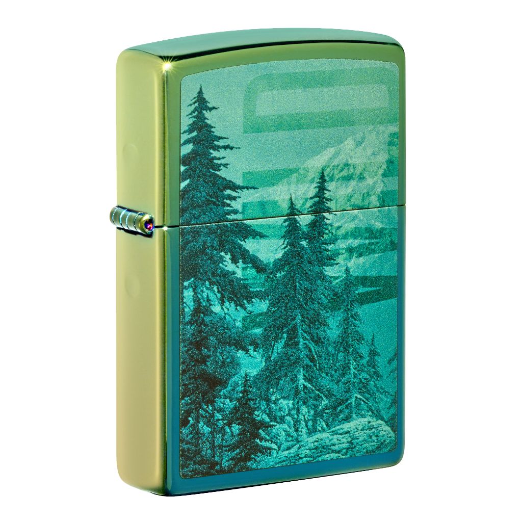 Zippo Color Iced 49461 Mountain Design Lighter
