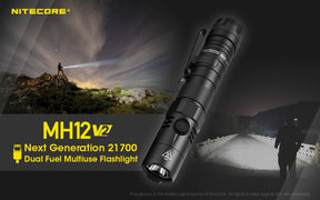 Nitecore MH12 V2 LED Rechargeable Flashlight (1200 Lumens)