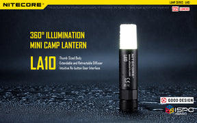 Nitecore LA10 LED Lantern Flashlight (135 Lumens) - Thomas Tools