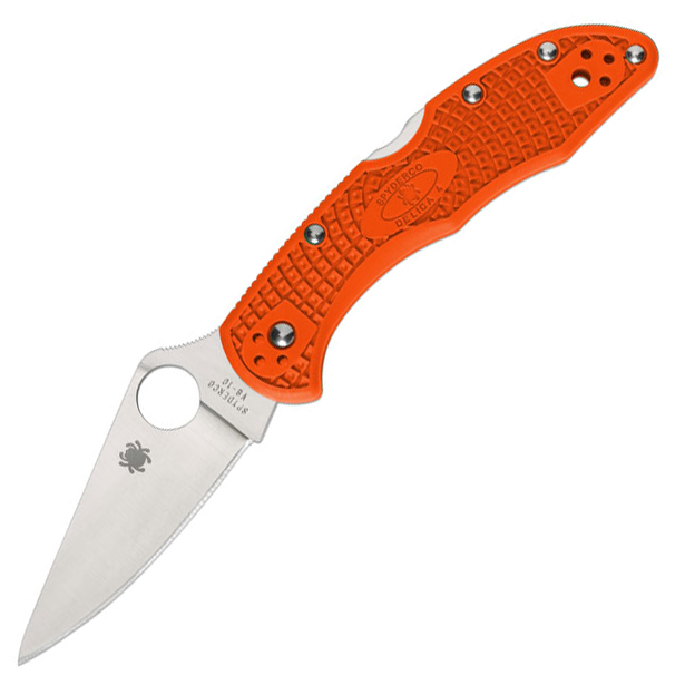 Spyderco C11FPOR Delica 4 FRN (Orange) - Thomas Tools