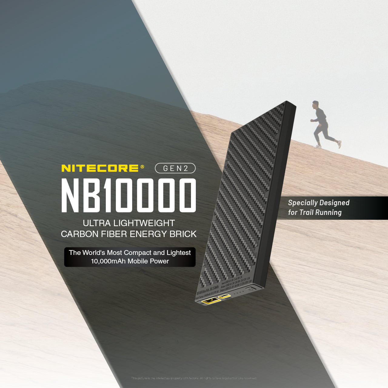 Nitecore NB10000 Gen II Carbon Fibre Power Bank