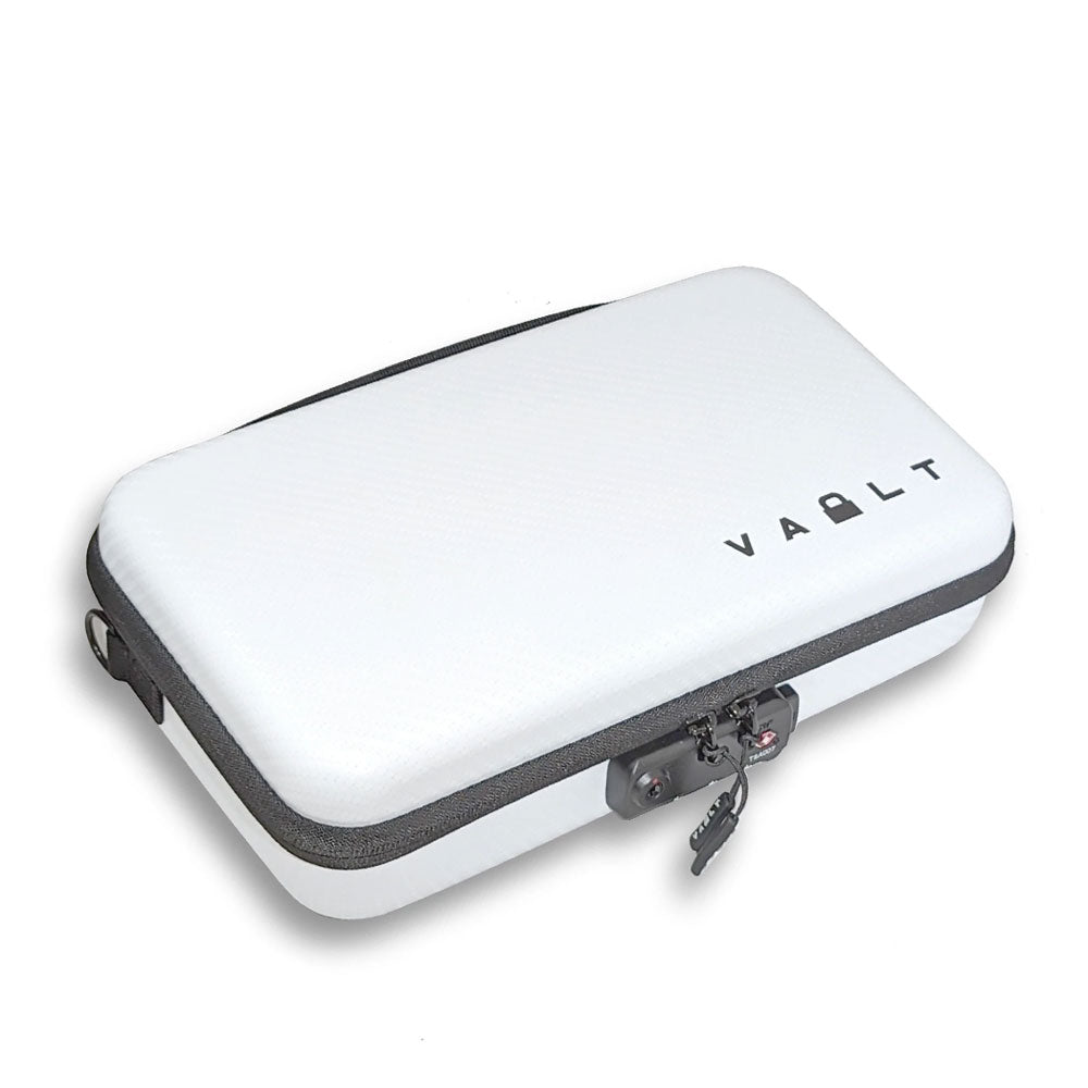 Secure Knife Box Vault Secure Knife Case (White Carbon-Fiber)