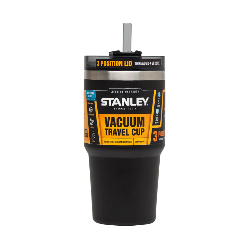 Stanley Adventure Quencher Tumbler 20 OZ (Matte Black)