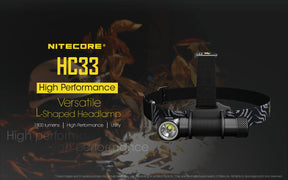 Nitecore HC33 L-Shaped Headlamp (1800 Lumens)