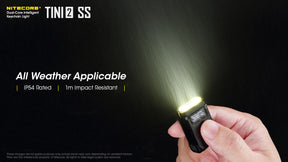 Nitecore TINI 2 SS Keychain Rechargeable Flashlight (500 Lumens)