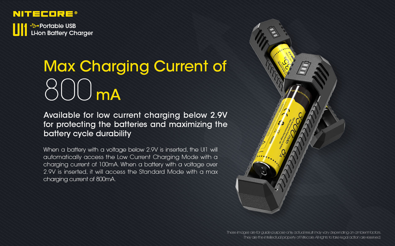Nitecore UI1 USB Battery Charger - Thomas Tools