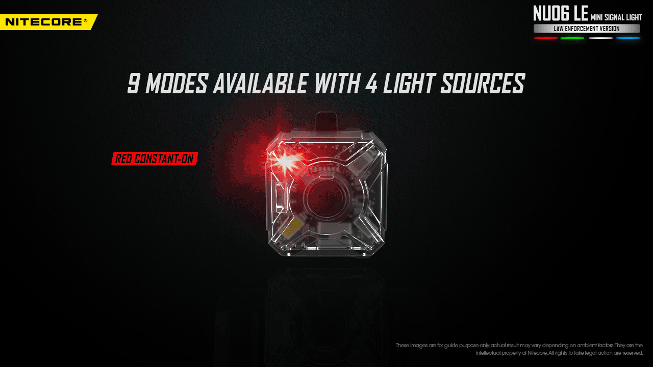 Nitecore NU06LE Mini Signal Light (15 Lumens)